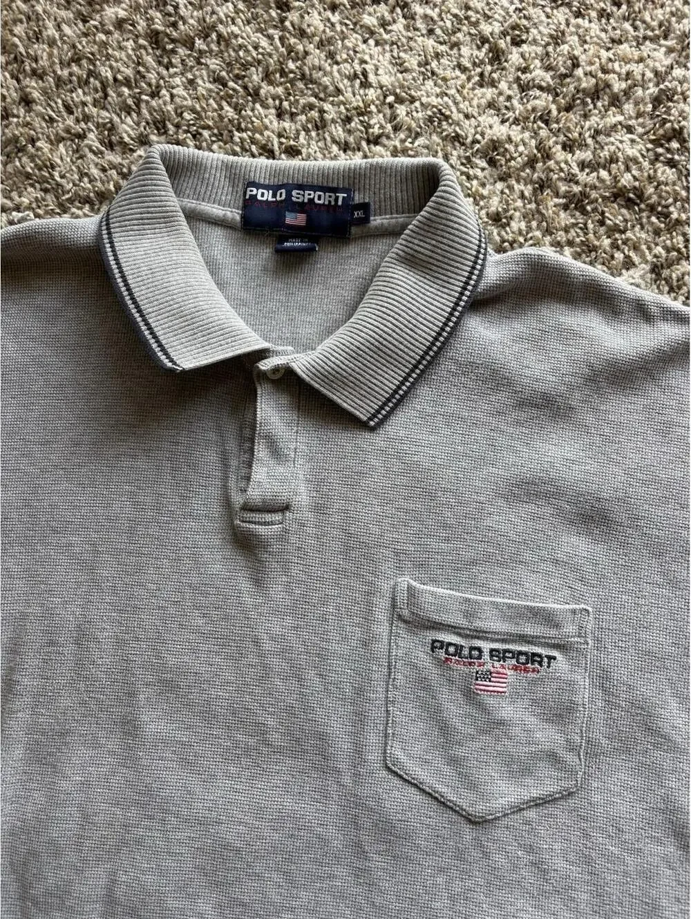 Polo Ralph Lauren Men's Size 2XL Polo Shirt Multicolor Pony - LOT OF 7 shirts